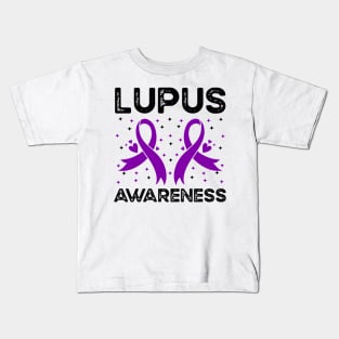 Lupus Awareness Kids T-Shirt